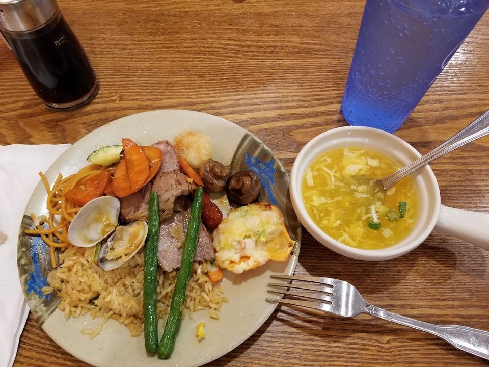 Egg Drop Soup and Buffet
